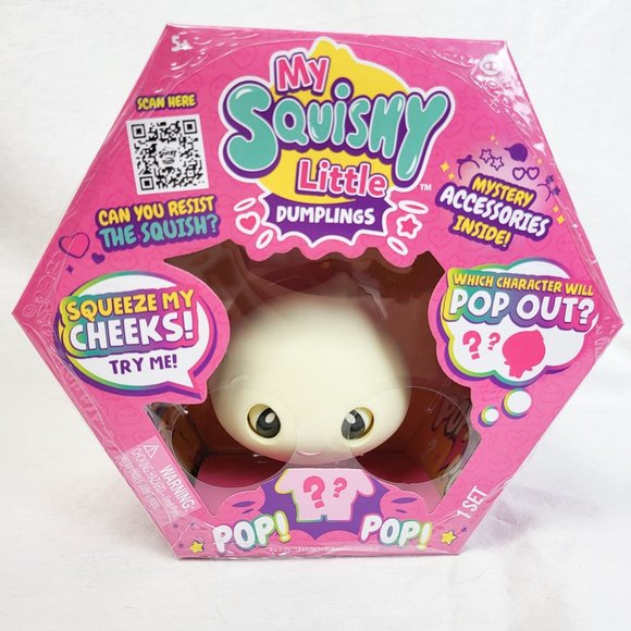 WowWee Other - My Squishy Little Dumplings Doe Pink Interactive Doll Toy WowWee